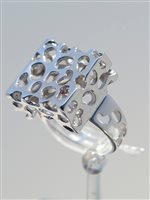 Anillo Anteo Mujer in Oro blanco Diamante 0.05 Ct QPB9KTBW-14 - QPB9KTBW-14